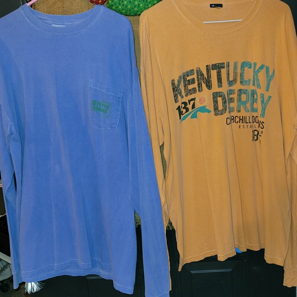 2 LS Adult Tees BUNDLE. Sz. XL